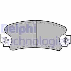 Compre Pastilhas de travão da DELPHI LP99 a um preço baixo por 19,56 €