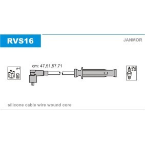 Compre Jogo de cabos de ignição da JANMOR RVS16 a um preço baixo por 36,93 €