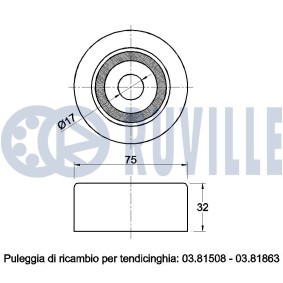 Schwingungsdämpfer, Zahnriemen von RUVILLE für ECLIPSE IV (DK_A) günstig online kaufen