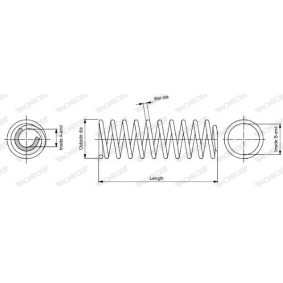 Fahrwerksfeder SP3074