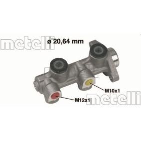 Compre Cilindro principal de freno de METELLI online para Tigra Mk I Coupé (S93) a precios moderados