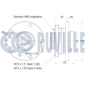 Kipphebel 235118 MITSUBISHI COLT von RUVILLE