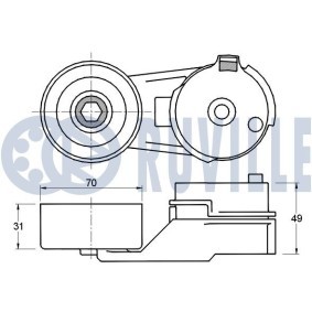Comprar Guía de tensor, cadena de distribución de RUVILLE 3487005 a bajo precio de 13,85 €