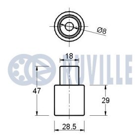 Compre Tensor da correia do alternador de RUVILLE online para PHANTOM VII Drophead Coupe (RR2) a preços moderados