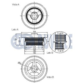 Achetez des Poulie damper (vilebrequin) RUVILLE 515201 à prix pour 113,62 €