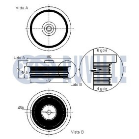 Achetez des Kit de roulement de roue RUVILLE 4034 à prix pour 23,89 €