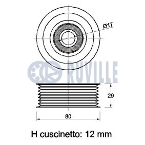 Achetez des Kit de distribution + pompe à eau RUVILLE 57034711 à prix pour 332,62 €