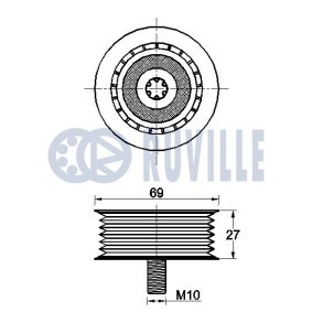 Achetez des Kit de roulement de roue RUVILLE 7305 à prix pour 29,98 €