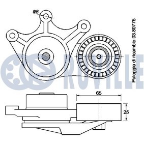 Achetez des Kit de roulement de roue RUVILLE 7309 à prix pour 31,65 €