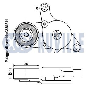 Achetez des Kit de roulement de roue RUVILLE 7312 à prix pour 35,05 €