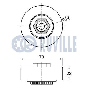 Achetez des Kit de roulement de roue RUVILLE 7320 à prix pour 36,45 €