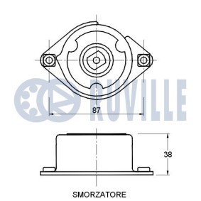 Rollensatz, Zahnriemen 5694950 TOYOTA TACOMA von RUVILLE