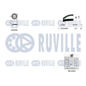 Comprar Juego rodillos, correa distribución de RUVILLE 5790950 a bajo precio de 166,58 €