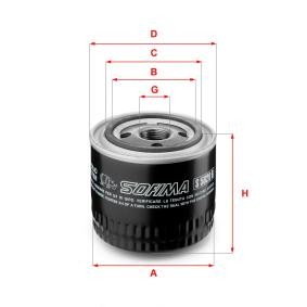 Achetez des Filtre à huile SOFIMA S 5820 R à prix pour 49,21 €