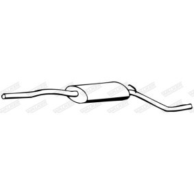 Achetez des Silencieux intermédiaire WALKER 12357 à prix pour 52,93 €