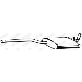 Mittelschalldämpfer 02224