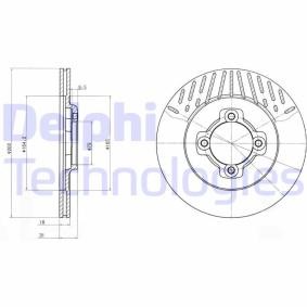 Compre Disco de travão da DELPHI BG2554 a um preço baixo por 18,63 €