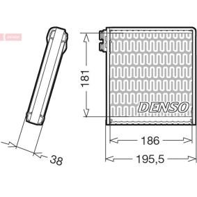 Verdampfer, Klimaanlage DEV09103
