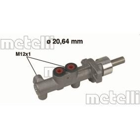 Acquista Cilindro maestro del freno da METELLI 05-0400 a buon mercato per soli 32,80 €