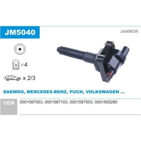 Køb Tændspole af JANMOR JM5040 til den lave pris 329,30 DKK