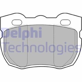Compre Pastilhas de travão da DELPHI LP481 a um preço baixo por 24,40 €
