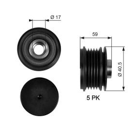 Achetez des Poulie roue libre, alternateur GATES OAP7107 à prix pour 48,41 €