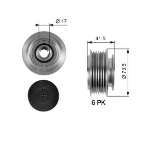 Achetez des Poulie roue libre, alternateur GATES OAP7066 à prix pour 64,52 €