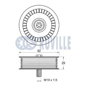 Achetez des Kit de distribution + pompe à eau RUVILLE 57401721 à prix pour 115,41 €