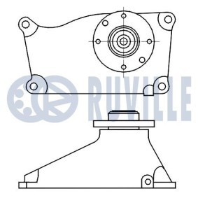 Rollensatz, Zahnriemen 5521451 FORD COURIER von RUVILLE