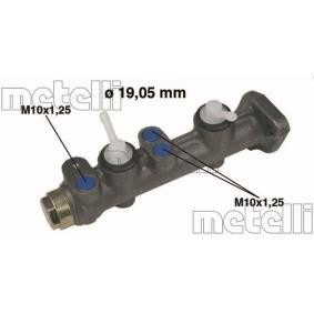 Acquista Cilindro maestro del freno da METELLI 05-0004 a buon mercato per soli 17,42 €