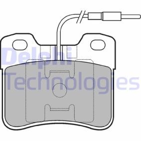 Compre Pastilhas de travão da DELPHI LP703 a um preço baixo por 17,52 €