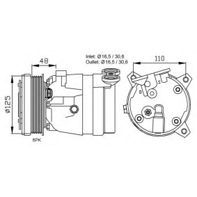 Acquista Compressore aria condizionata da NRF 32022G a buon mercato per soli 335,02 €