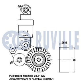 Achetez des Kit de distribution RUVILLE 5732171 à prix pour 53,86 €