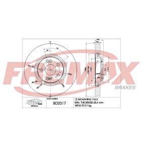 Bremsscheibe von FREMAX