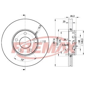 Bremsscheibe von FREMAX