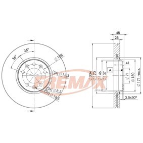 Bremsscheibe von FREMAX