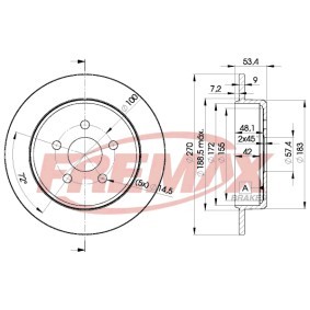 Bremsscheibe von FREMAX
