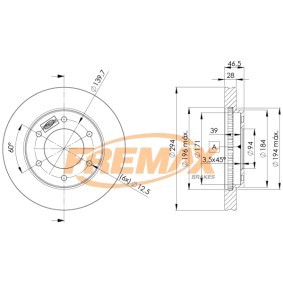 Bremsscheibe von FREMAX