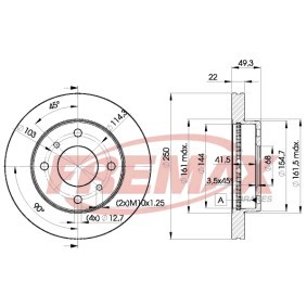Bremsscheibe BD-7450