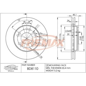 Bremsscheibe von FREMAX