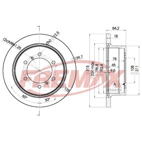 Bremsscheibe von FREMAX