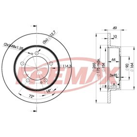 Bremsscheibe von FREMAX