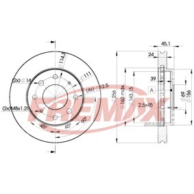 Bremsscheibe von FREMAX