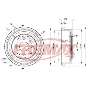 Bremstrommel BD-8958