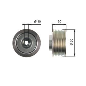 Comprar Polea inversión / guía, correa poli V de GATES T36406 a bajo precio de 101,92 €