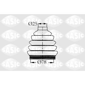Comprar Juego de fuelle, árbol de transmisión de SASIC 9004720 a bajo precio de 15,87 €