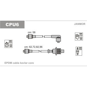 Compre Jogo de cabos de ignição da JANMOR CPU6 a um preço baixo por 14,43 €