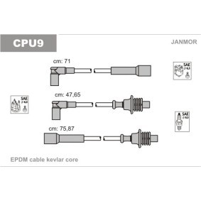 Compre Jogo de cabos de ignição da JANMOR CPU9 a um preço baixo por 15,98 €