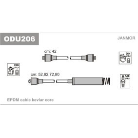 Compre Jogo de cabos de ignição da JANMOR ODU206 a um preço baixo por 13,95 €