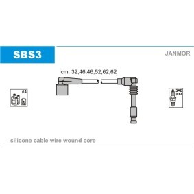 Compre Jogo de cabos de ignição da JANMOR SBS3 a um preço baixo por 44,78 €